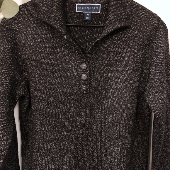 Karen Scott Sweater Black medium - Picture 2 of 5